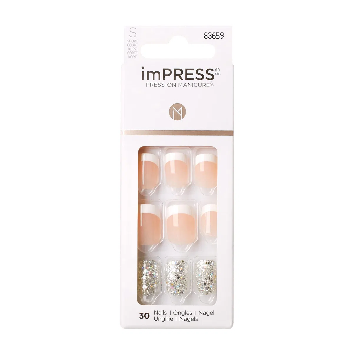 Broadway Impress Unghie Rock It, confezione con 30 unghie