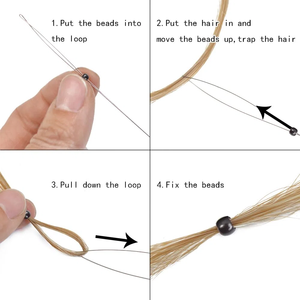 Nano anelli in silicone da 3,0 mm micro collegamenti per estensione dei capelli 500 pz/lotto (3# marrone scuro)