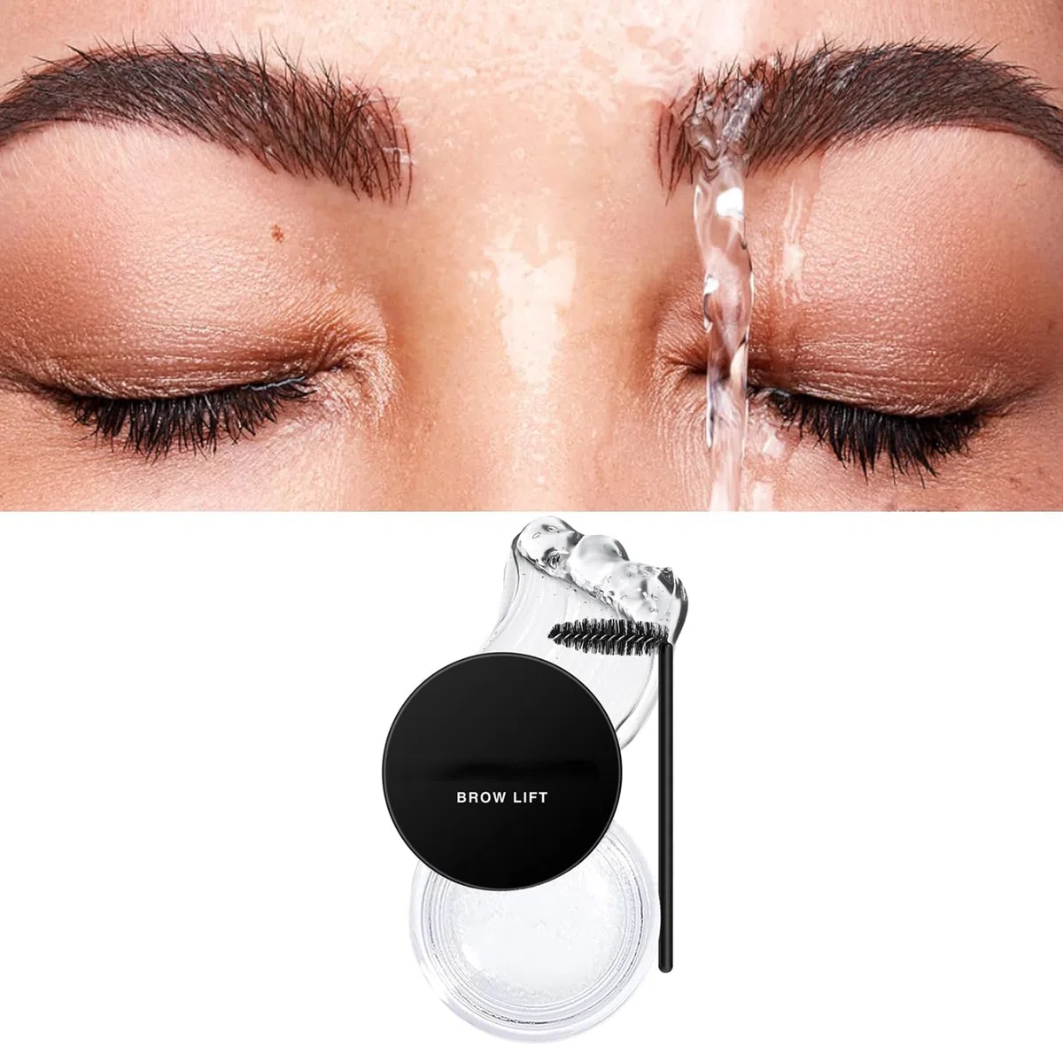 Lifting Gel per Sopracciglia, Sapone Sopracciglia, Trasparente Brow Soap per Sopracciglia Styling, Eyebrow Gel con Penello, Trasparente, Di lunga Durata, Definendo