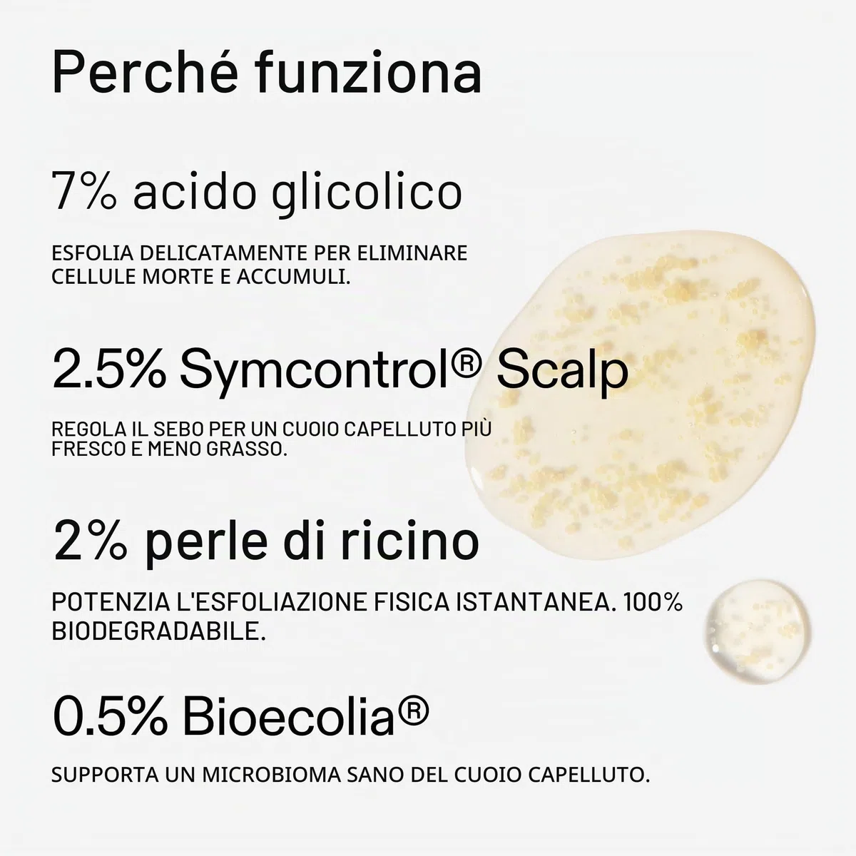 The INKEY List Scrub esfoliante a base di acido glicolico per il cuoio capelluto 150 ml
